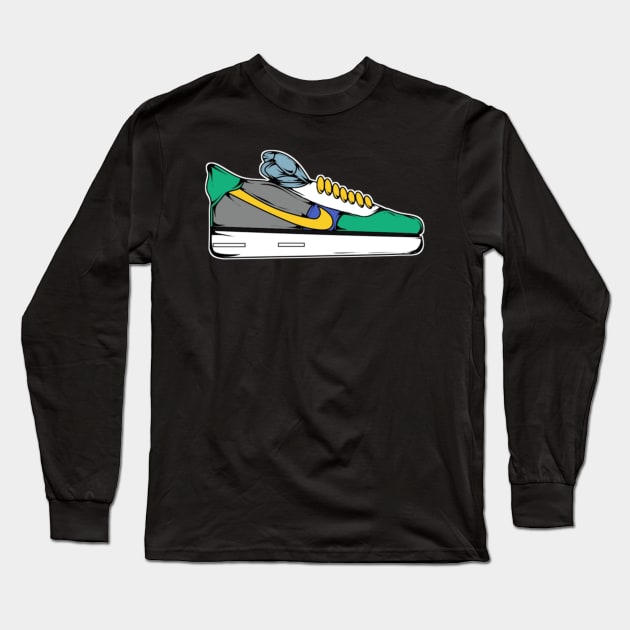 Logo sepatu di baju Long Sleeve T-Shirt by Nepz Art